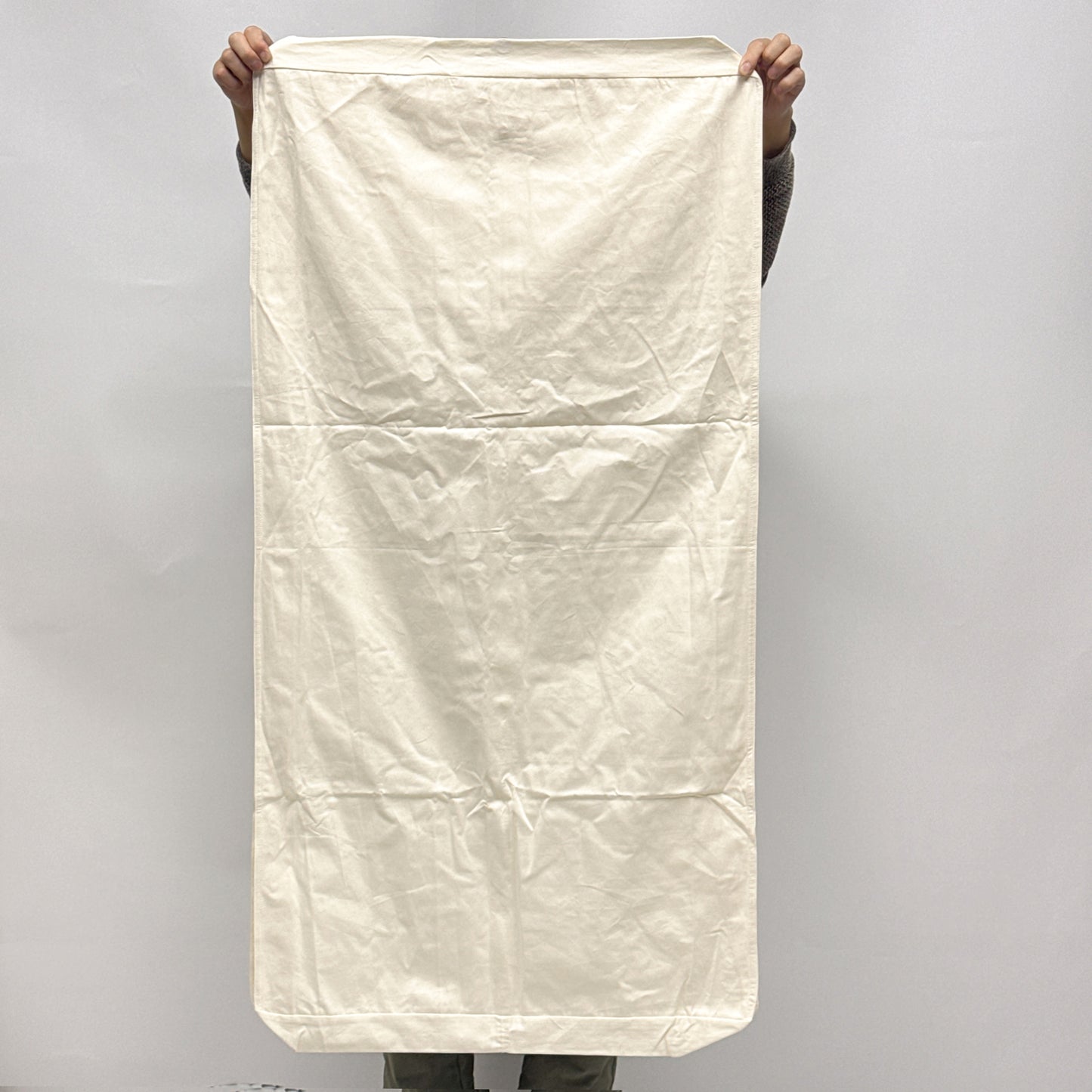 DE-LIANG Fashion Garment Bags, Suit Dust Cover, Beige Linen Fabrics Clothes Cover for Hanging Clothes, Dust Guard Suit Storage Bag,Customizable Hanging Garment Bag for Travel Home