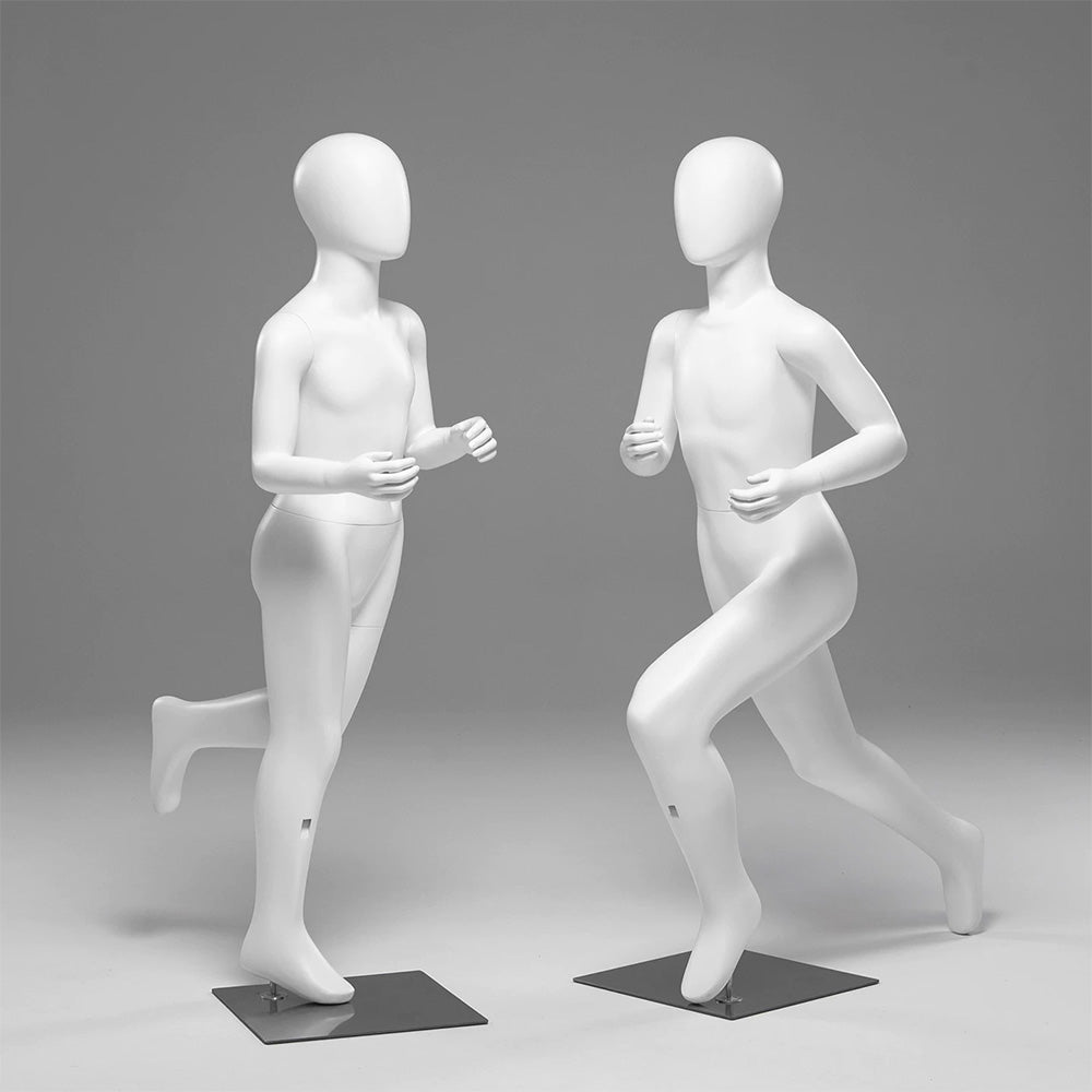 JELIMATE Kids Sports Mannequin Full Body Running & Jumping – Child Athletic Display Form