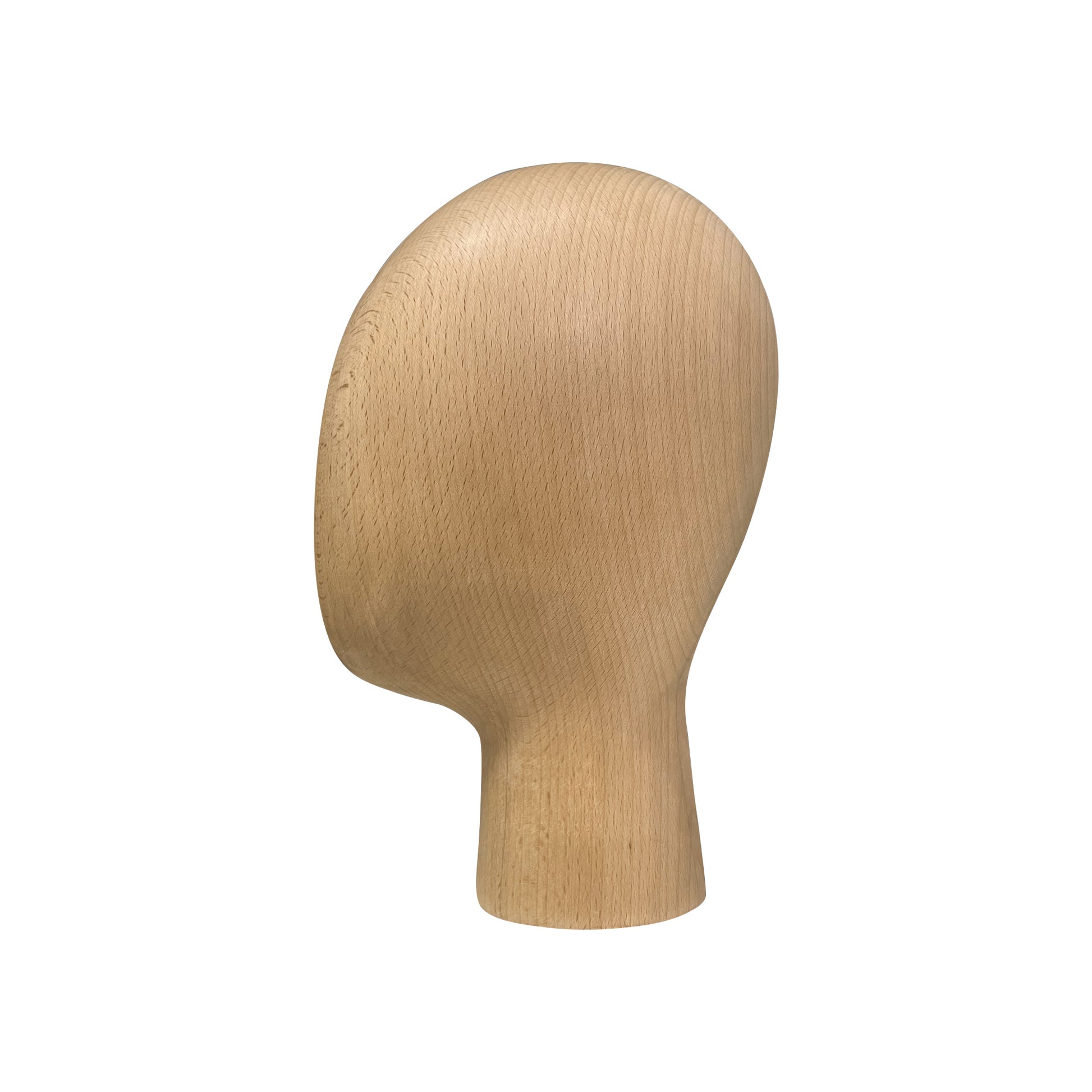 Male Wooden Head Mannequin, Beech Wooden Head for Hat Holder, Wig Jewelry Hat Cap Earphone Headband Display Organization Head Model for Home DE-LIANG