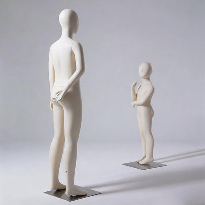 DE-LIANG Kids Full Body Mannequin Ages 4-14 | 6 Sizes Children Clothing Display Form
