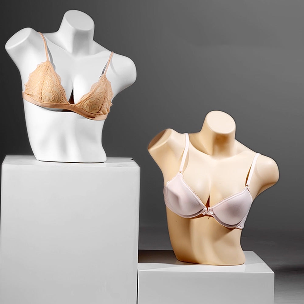 DE-LIANG Female Lingerie Half Body Mannequin - Bust Torso Hip Form Bra Panty Underwear Display Prop