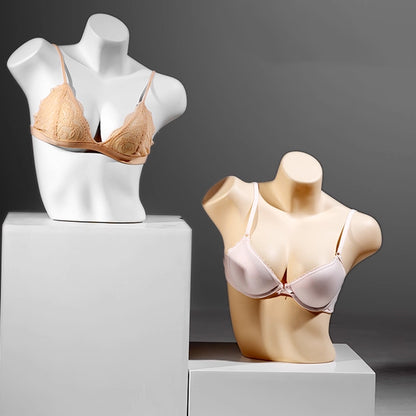 DE-LIANG Female Lingerie Half Body Mannequin - Bust Torso Hip Form Bra Panty Underwear Display Prop