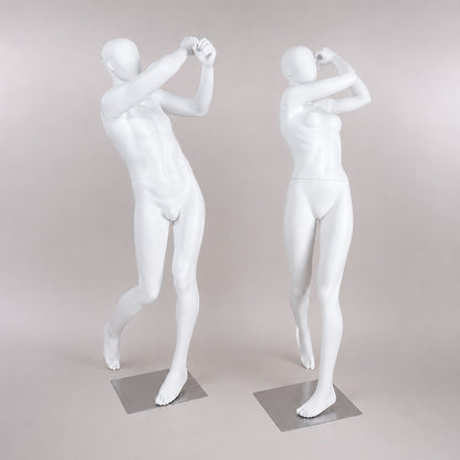 DE-LIANG Golf Sport Mannequin Full Body | Male & Female Athletic Apparel Store Display