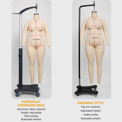 Maniquí femenino DL900 36B, modelo de sastrería de lencería para costura, maniquí de modista adulto de medio cuerpo de alta calidad por mar.