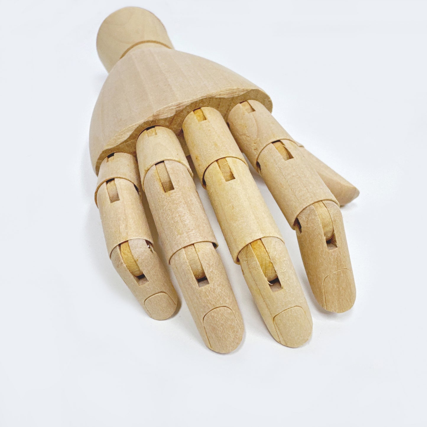 Maniquí de mano de madera de alta calidad, maniquí de mano de madera móvil para mujer, ideal para exhibir guantes, anillos, relojes, collares, gafas de sol, joyas y decoración.