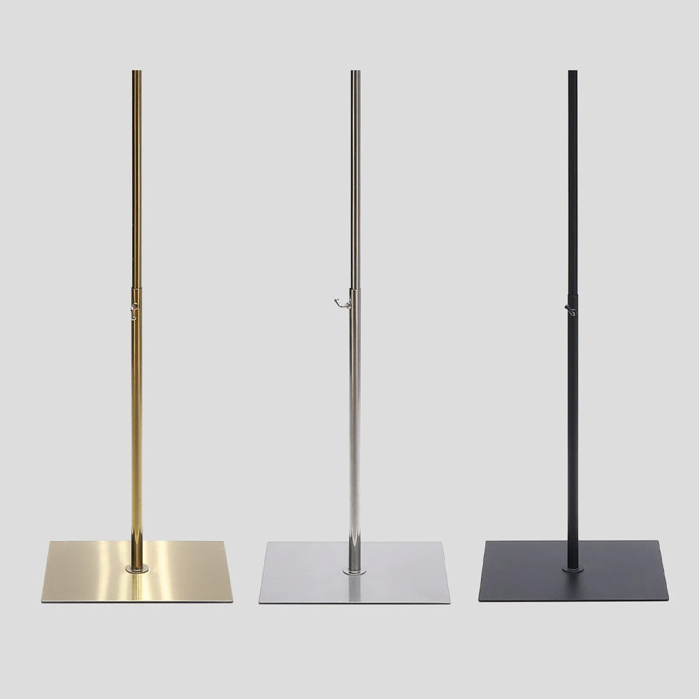 DE-LIANG Mannequin Base Stand | Half Body Mannequin Display Stand Stainless Steel
