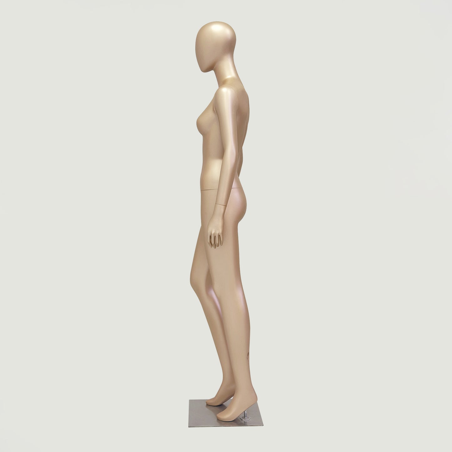 DE-LIANG Rose Gold Female Full Body Mannequin | Fiberglass Boutique Display Dummy
