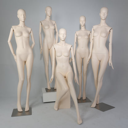 DE-LIANG Makeup Female Full Body Mannequin | Fiberglass Form for Bridal & Fashion Retail