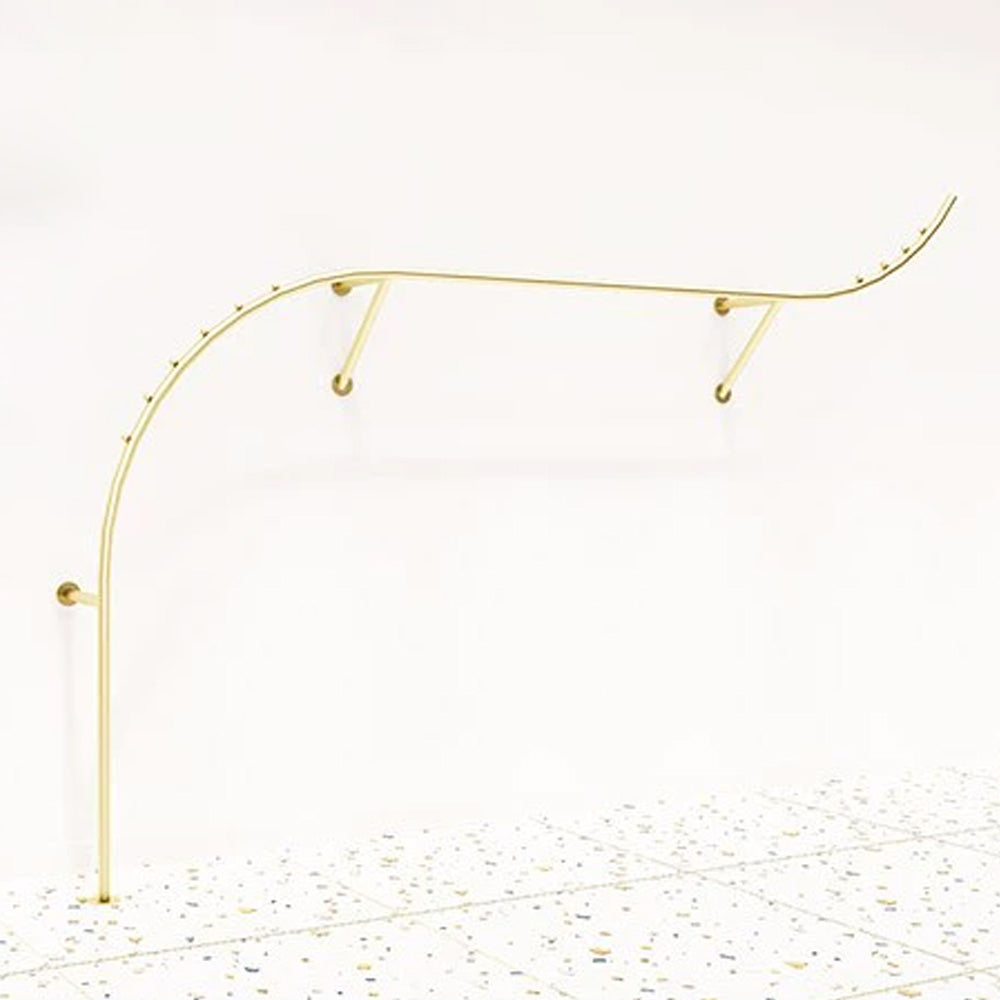 Women's Clothing Store Clothes Display Stand  Floor-Standing Gold Clothes Display Rack Combination Clothing Store Hanger 2364