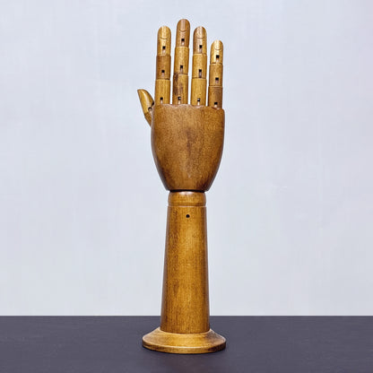 DE-LIANG Wooden Hand Model – Jewelry Display, Glove Mannequin & Sketch Prop