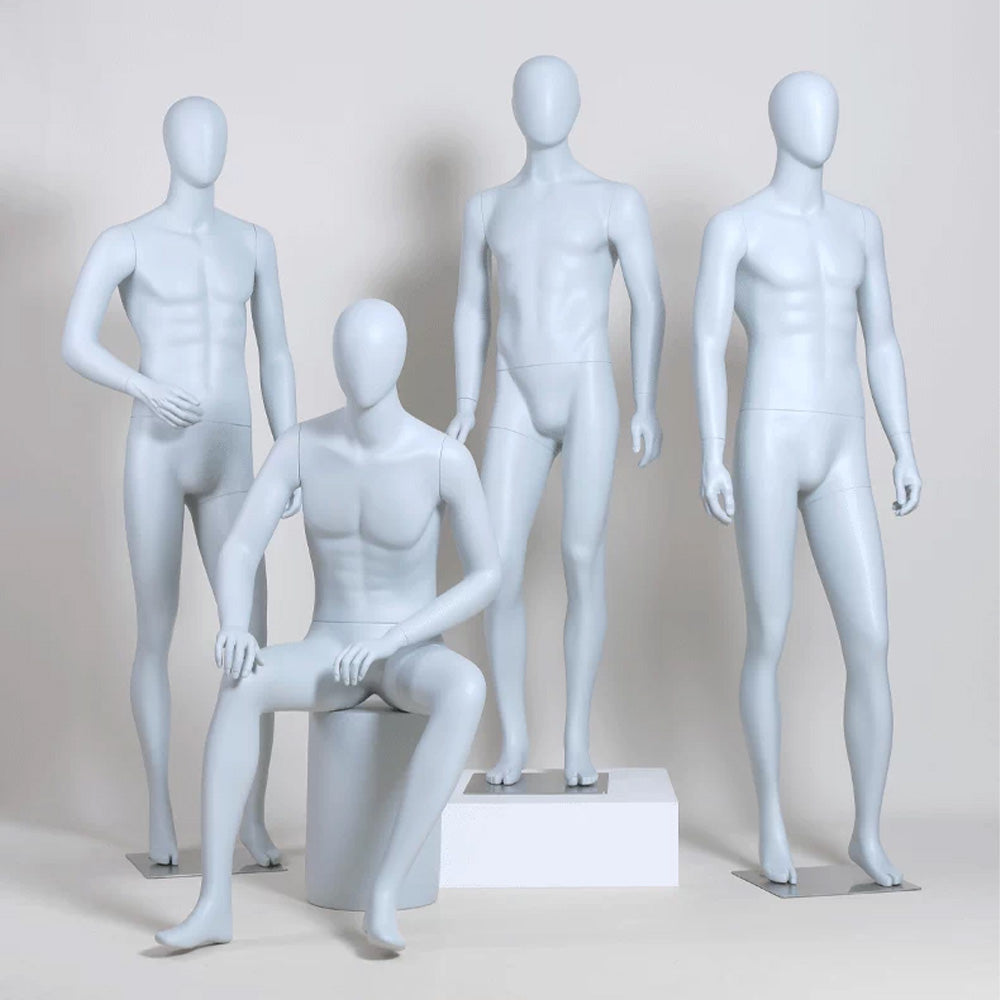 DE-LIANG Male Full Body Premium Mannequin for Clothing Display | Standing & Sitting Pose