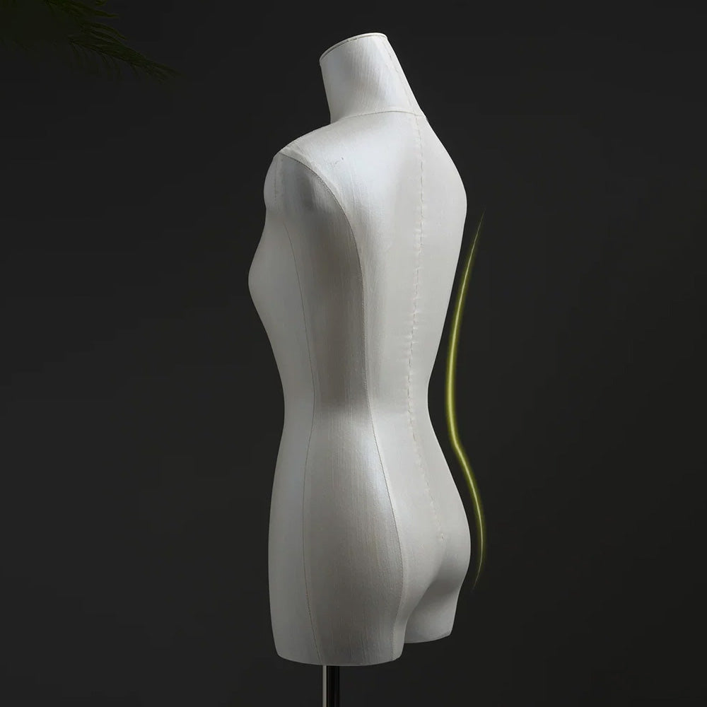 DE-LIANG Female Half Body Torso Mannequin for Dress Tops Lingerie Boutique Display
