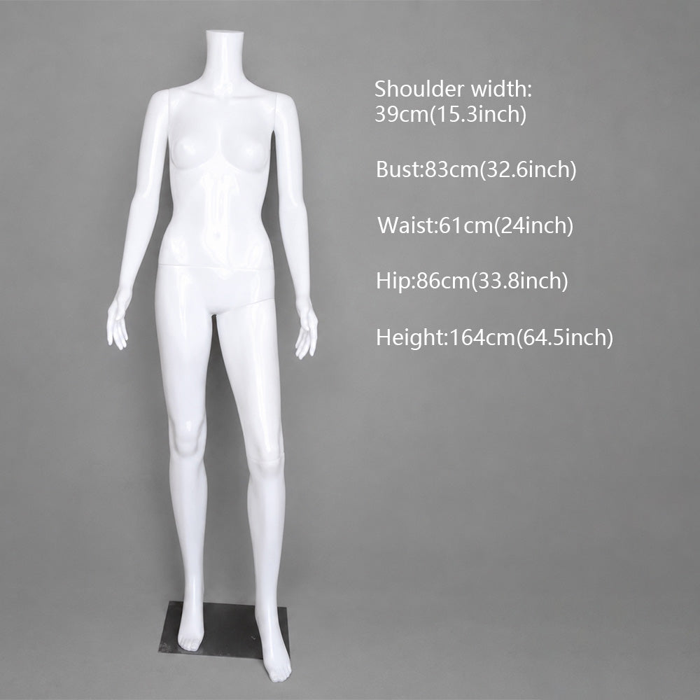 DE-LIANG Female Mannequin for Displaying Dresses, Clothing Store Full Body Display