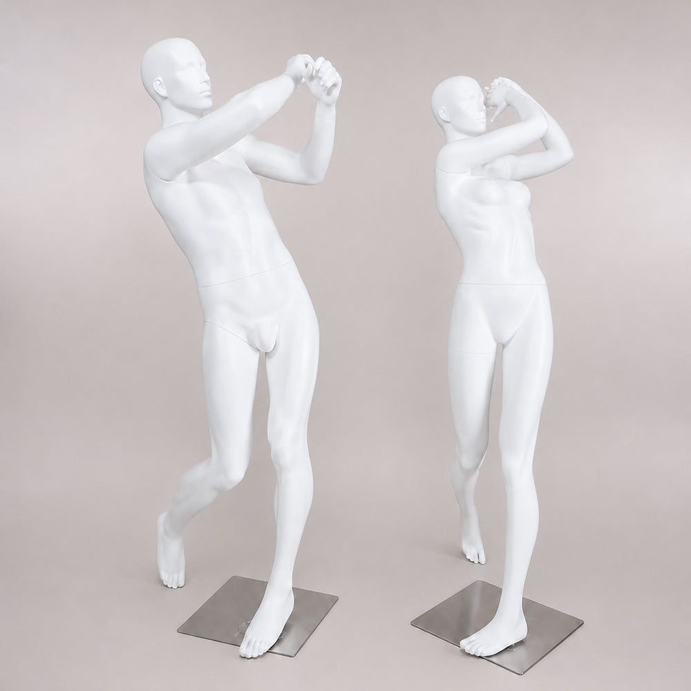 DE-LIANG Golf Sport Mannequin Full Body | Male & Female Athletic Apparel Store Display