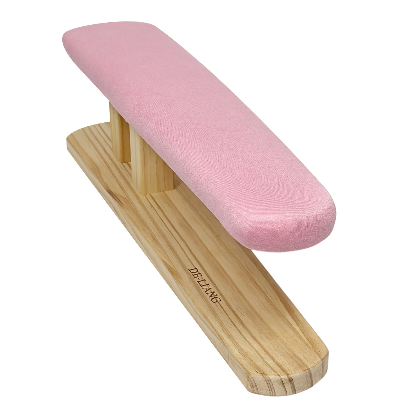 DE-LIANG Professional Pink Tailor Pressing Board with Solid Wood Base