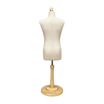 Manichino da sarto in scala ridotta per uomo, 1/3, 1/4, 1/2, adatto per la modellazione scolastica, manichino per sarti con pinze completamente rimovibili per il cucito su schiuma. 