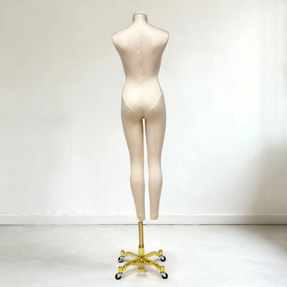 DE-LIANG Full Body Dress Form for Gowns & Pants | Soft Chest | Pinnable | 143cm