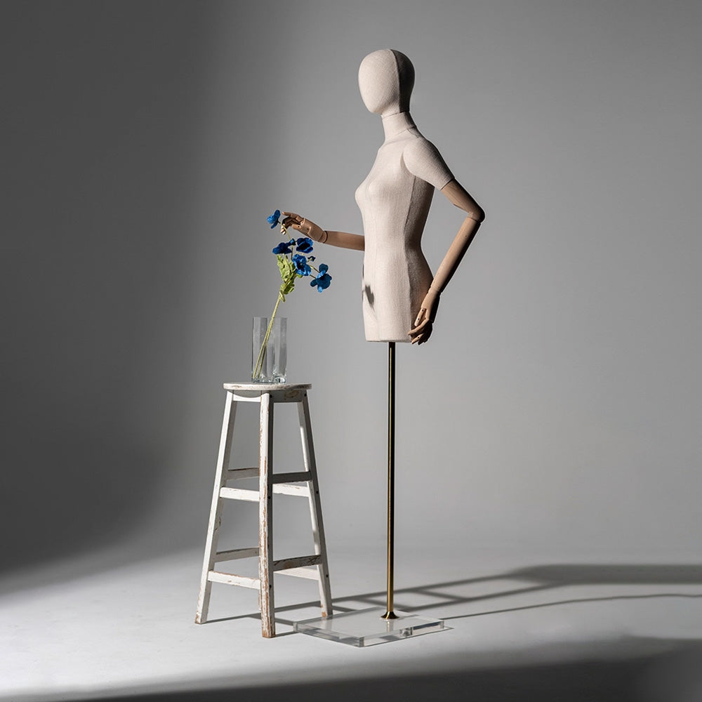 DE-LIANG Mannequin Half Body Female With Head