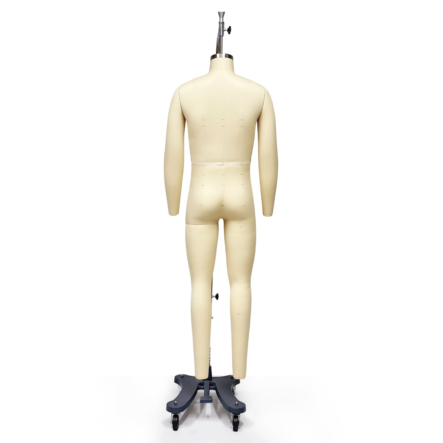 DE-LIANG Professional Male Tailor Dress Form with Legs and Base,Adult Adjustable Mannequin Torso, Full Body Sewing Form for Fashion Design, Pattern Making & Garment Display