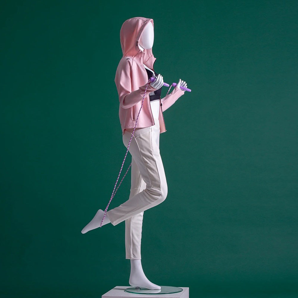 White Female Yoga Mannequin