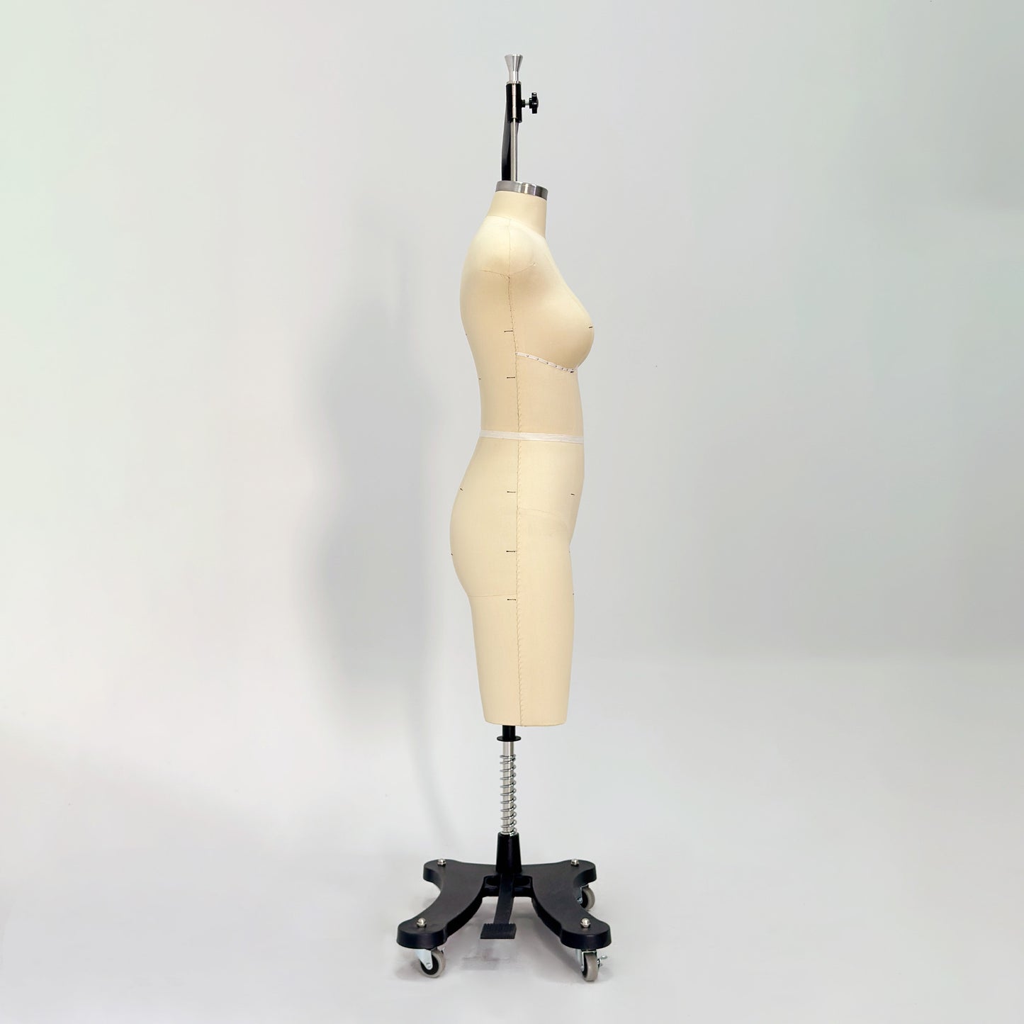 DE-LIANG Professional 34C Female Dress Form with Marking Lines – Fiberglass Tailor Dummy for Draping (Torso Only)