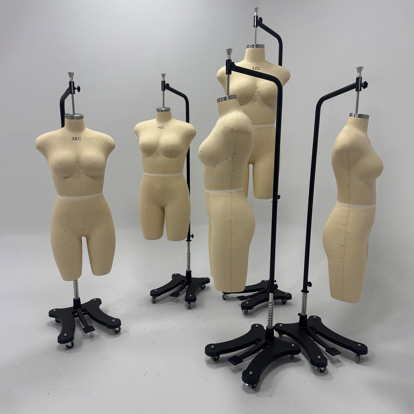 DE-LIANG Lingerie & Swimwear Dress Form for Pattern Making, Draping & Bra Fitting