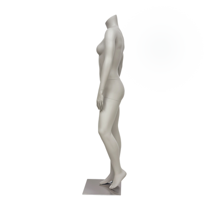 DE-LIANG Headless Female Mannequin Full Body Fiberglass Display Form for Sportswear Store