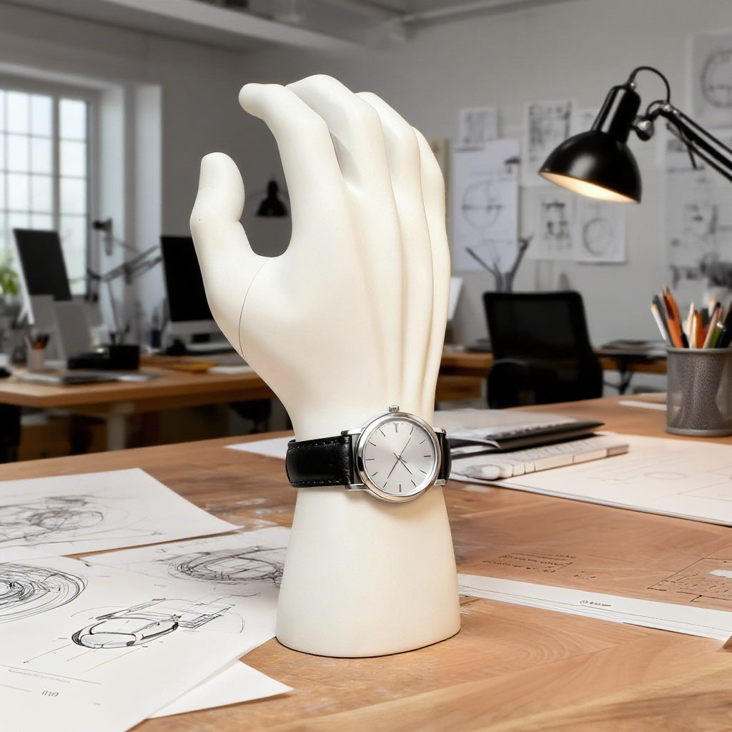 DE-LIANG Fiberglass Fashion Male Sport Mannequin Torso,Elbow,Arms,Waist And Hip Protector Props,Silver Mannequin Props for Athletic Brace Display