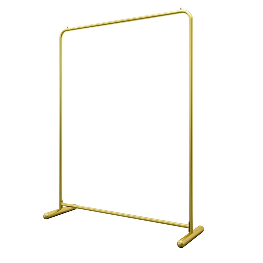 New Simple Gold Clothing Display Rack, Clothing Display Hanger for Clothing Store, Floor-Standing Side-Mounted Women's Clothing Display Shelf DL2368