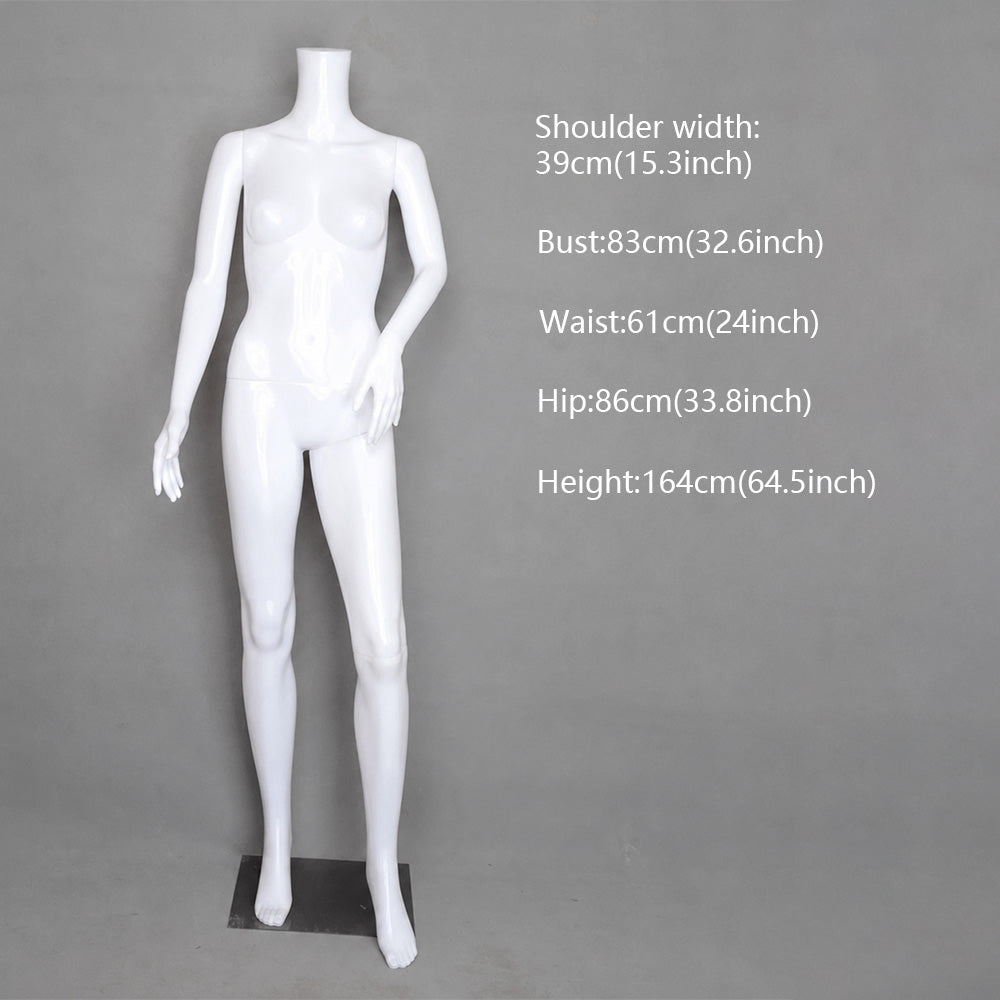 DE-LIANG Female Mannequin for Displaying Dresses, Clothing Store Full Body Display