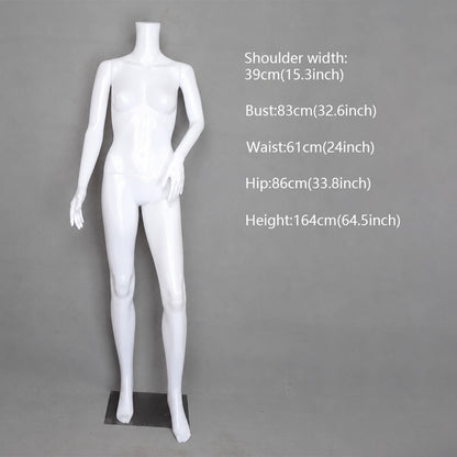 DE-LIANG Female Mannequin for Displaying Dresses, Clothing Store Full Body Display