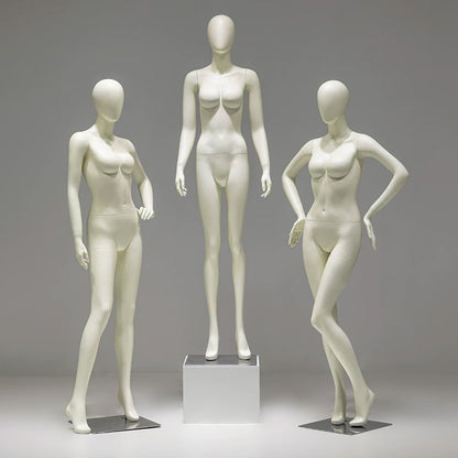 DE-LIANG Full Body Female Mannequin | Fiberglass Dress Form for Boutique Clothing Display