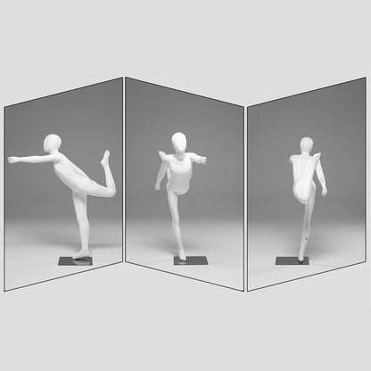 JELIMATE Kids Sports Mannequin Full Body Running & Jumping – Child Athletic Display Form