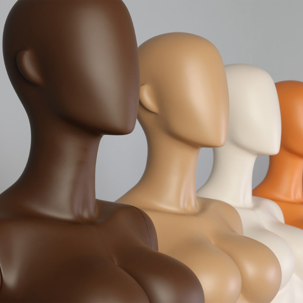 DE-LIANG Female Full Body Mannequin | 6 Skin Tones | Fiberglass Retail Display Form