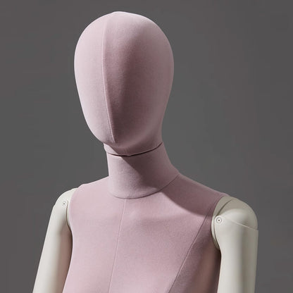 Colorful Suede Female Full Body Mannequin