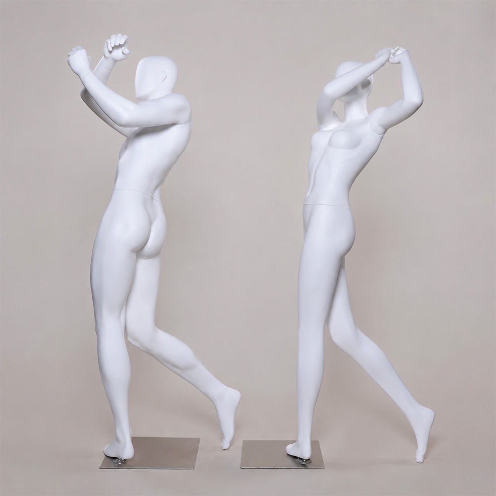 DE-LIANG Golf Sport Mannequin Full Body | Male & Female Athletic Apparel Store Display