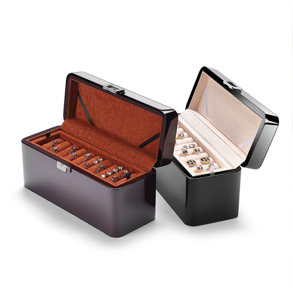 Light luxury piano wood paint jewelry box jewelry box ring necklace high-end jewelry jewelry box storage box DL01901