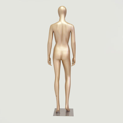 DE-LIANG Rose Gold Female Full Body Mannequin | Fiberglass Boutique Display Dummy