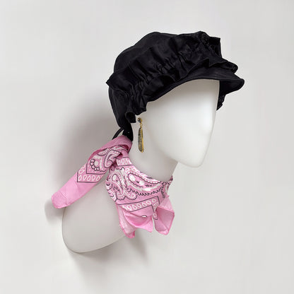 DE-LIANG Female Wall-Mounted Mannequin Head with Long Neck for Wig, Hat & Retail Display
