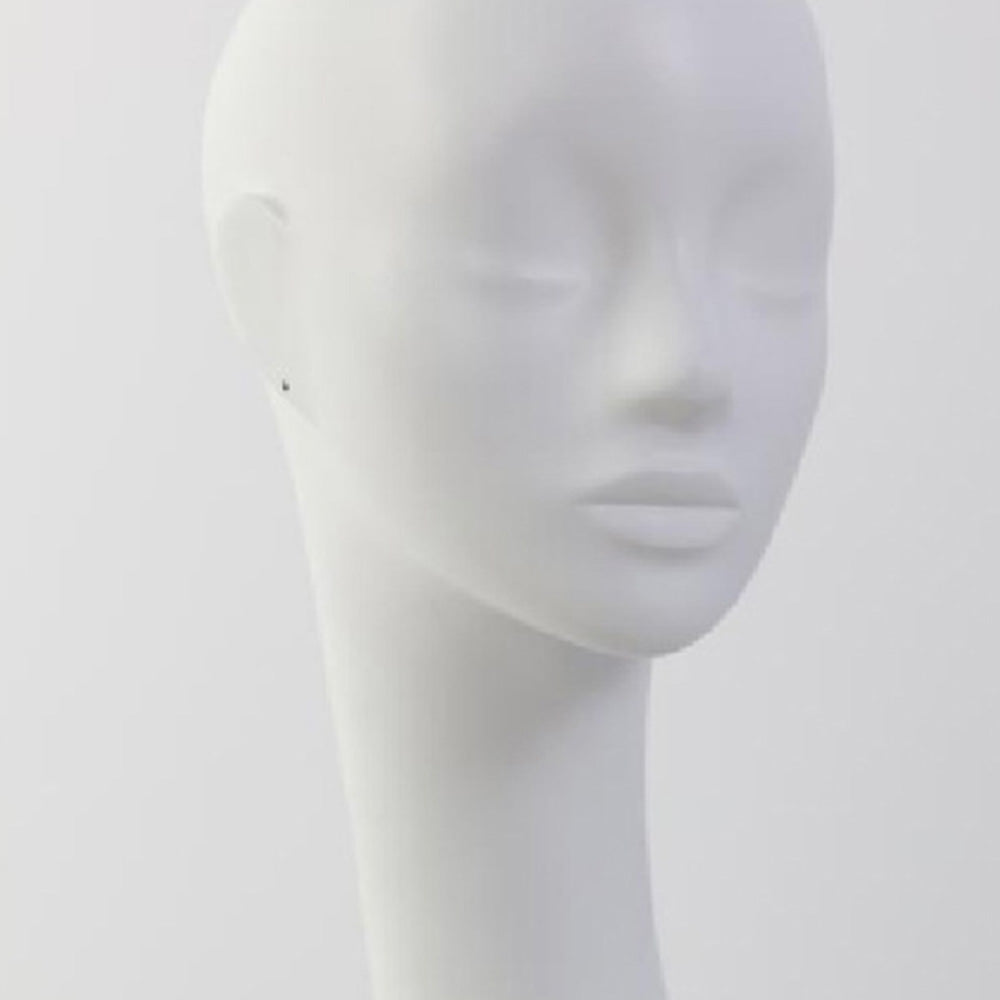 Luxury Head Mannequin,Matte White Long Neck With Shoulders Wig Stand for Hat / Jewelry/ Ring Display,Female Head Prop Block Dress Form Model