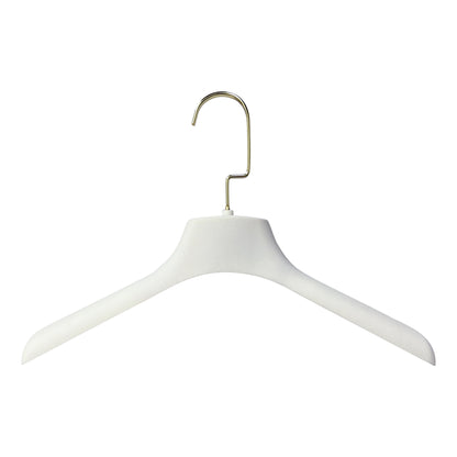 DE-LIANG White Velvet Plastic Hanger for Coat Pants Trouser, Men Woman Wedding dress bridal veil clothing hanger, velvet hanger customize（50PCS) DE-LIANG