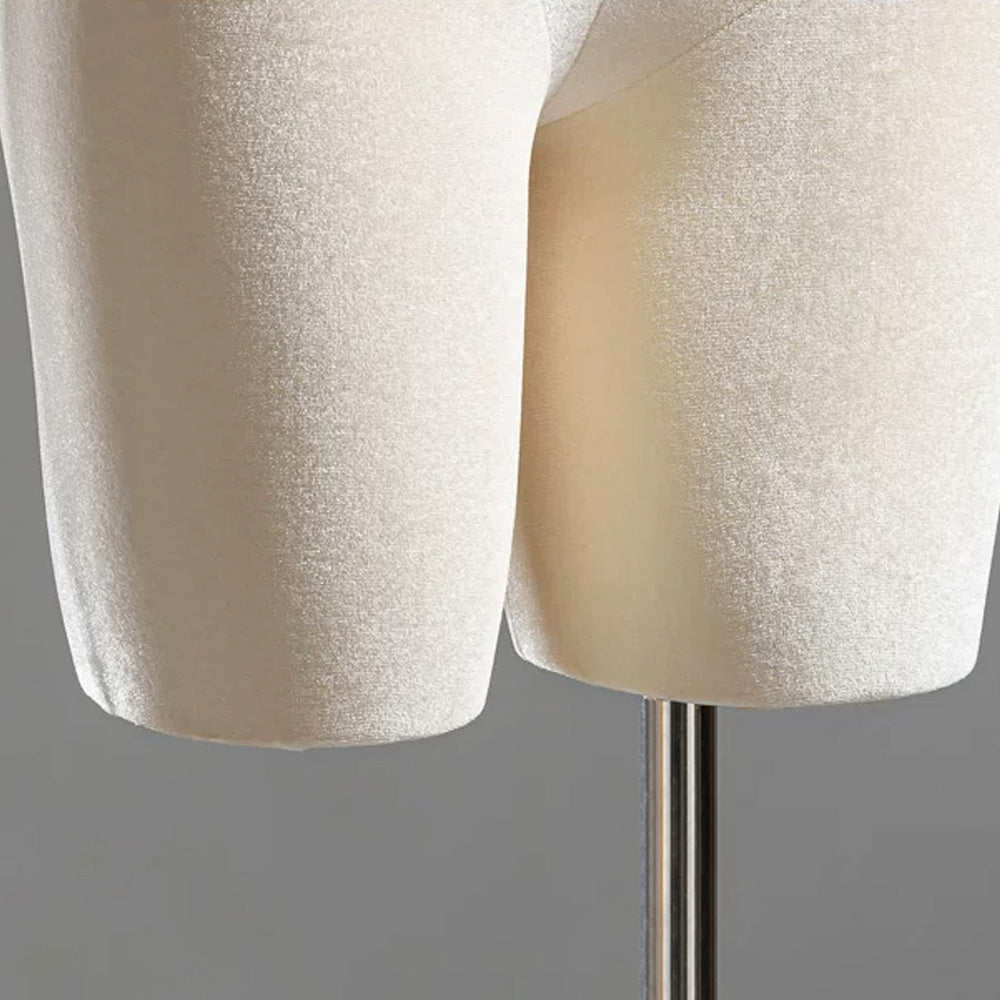 DE-LIANG Velvet Female Mannequin Torso | Lingerie Bra Underwear Display Form