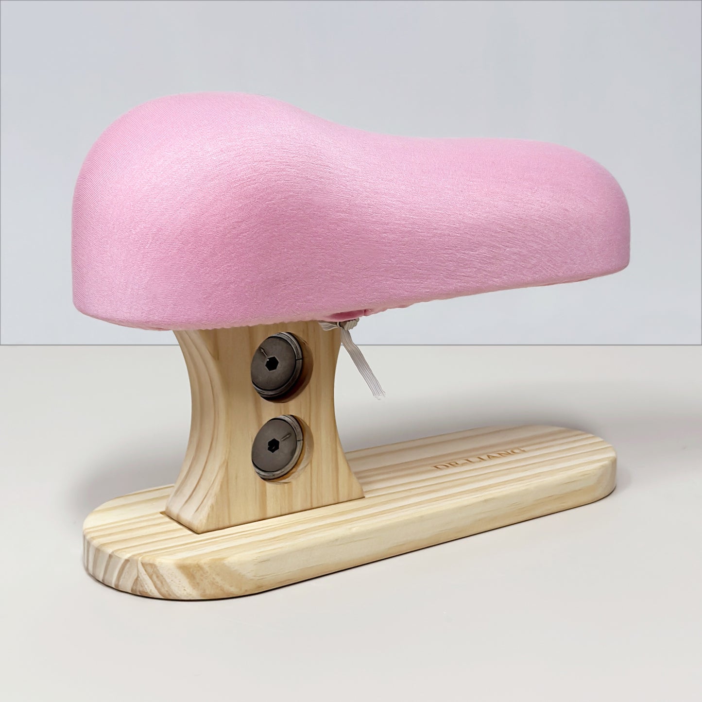 DE-LIANG Bust Corset Ironing Board | Tailor's Ham with Solid Wood Base | Pink