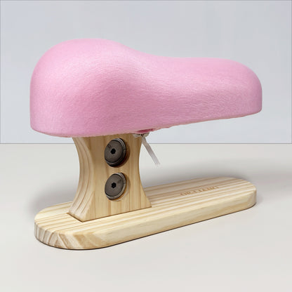 DE-LIANG Bust Corset Ironing Board | Tailor's Ham with Solid Wood Base | Pink