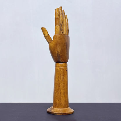 DE-LIANG Wooden Hand Model – Jewelry Display, Glove Mannequin & Sketch Prop