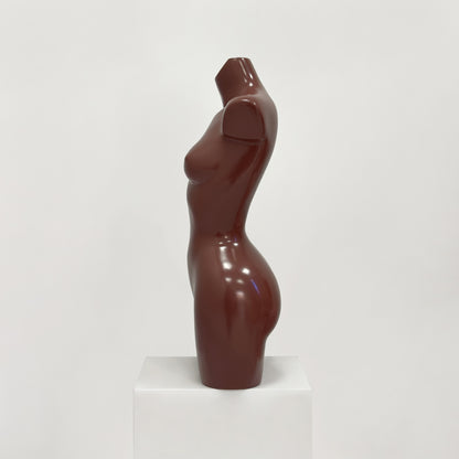 DE-LIANG Female Half-Body Mannequin | Glossy Fiberglass Lingerie Display Torso for Boutique