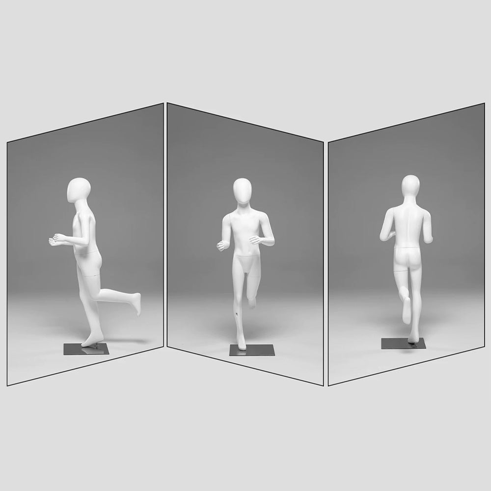 JELIMATE Kids Sports Mannequin Full Body Running & Jumping – Child Athletic Display Form