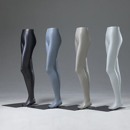 DE-LIANG Running Sport Leg Mannequin Display – Dynamic Half Body Male & Female Lower Torso, Fiberglass Athletic Pants Display Form for Sportswear, Shoes, and Fitness Store Window