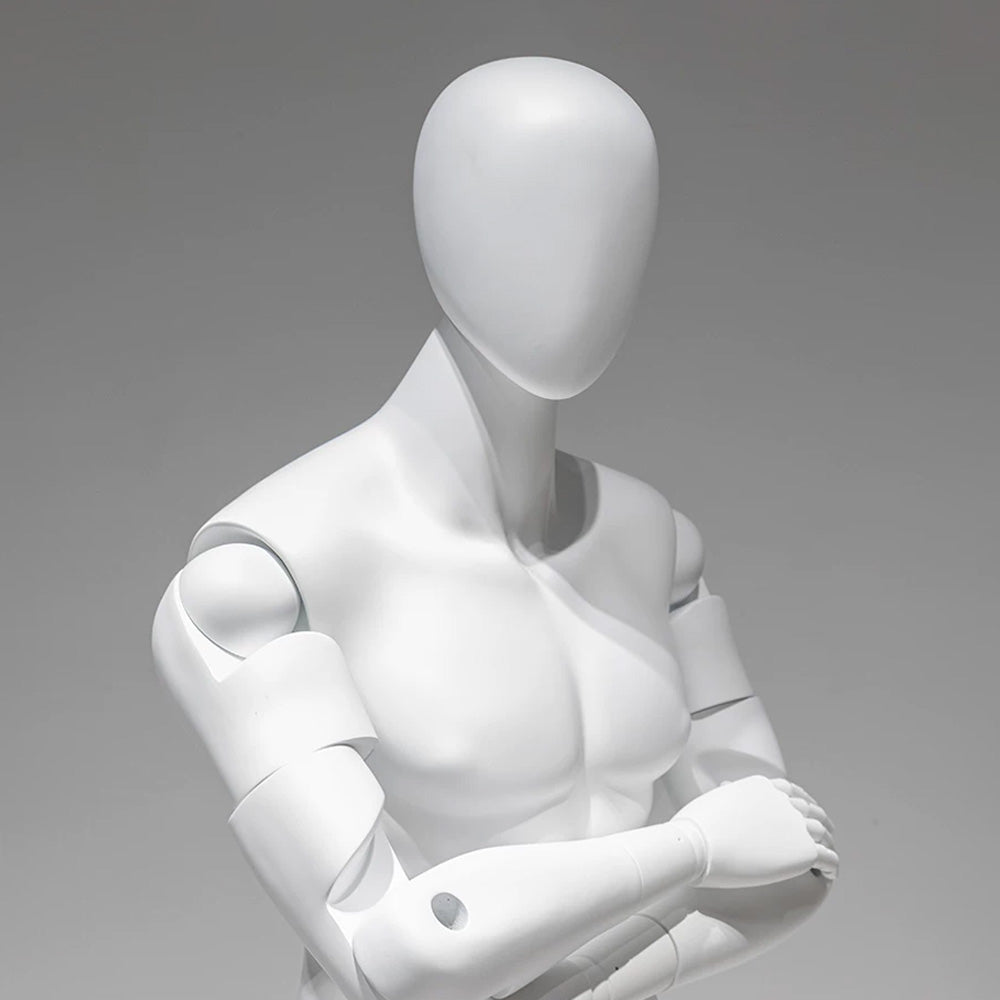 DE-LIANG Poseable Athletic Robot Mannequin for Running, Jumping & Activewear Displays