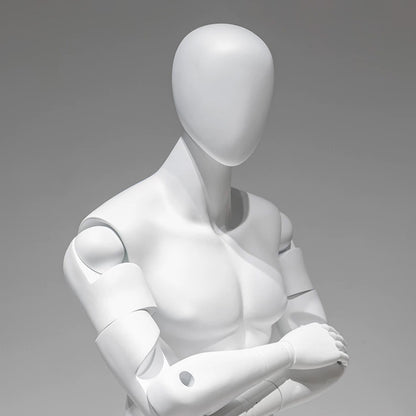 DE-LIANG Poseable Athletic Robot Mannequin for Running, Jumping & Activewear Displays